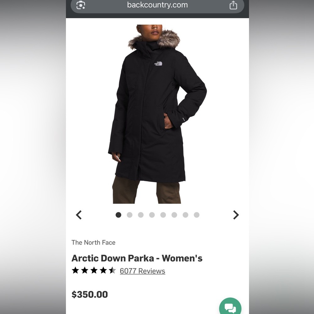 The North Face Women’s Arctic Down Parka - Black